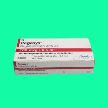 Pegasys 180mcg/0,5ml Roche điều trị viêm gan B, viêm gan C