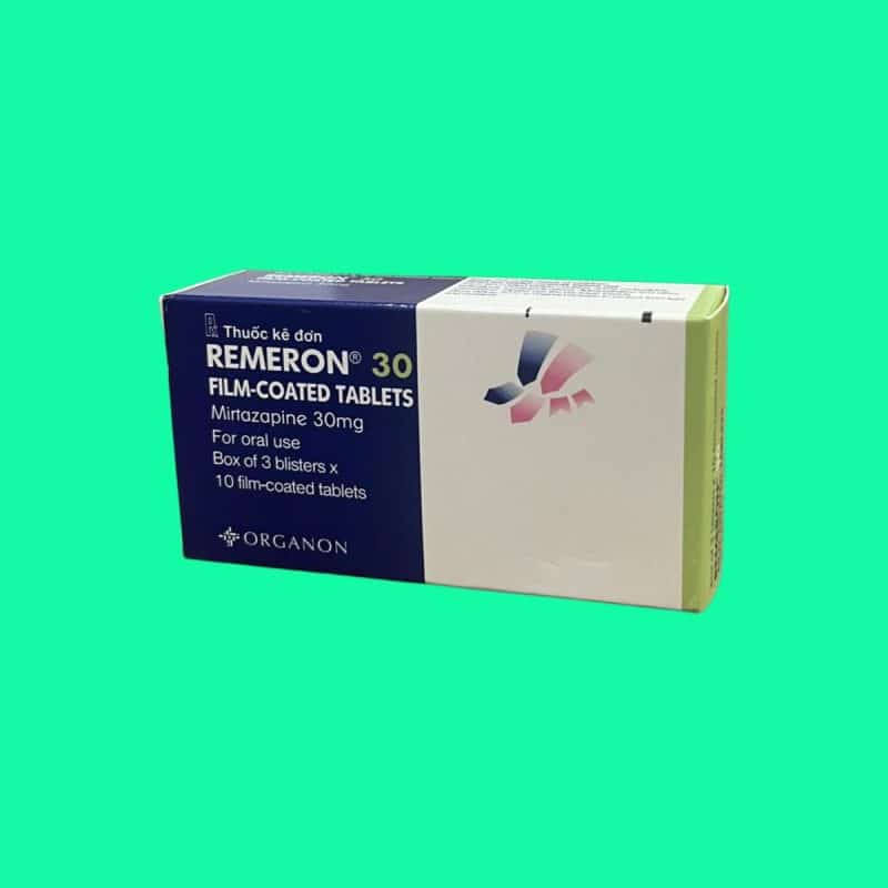 Remeron Rd 30 Thuốc Remeron 30: Công dụng, liều dùng, lưu ý tác dụng phụ, giá bán
