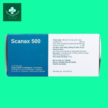 Thuốc kháng sinh Scanax 500