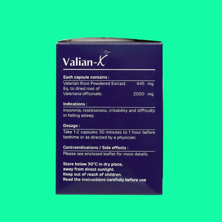 Thuốc Valian-X là thuốc gì? giá bao nhiêu? mua ở đâu? có tác dụng gì?