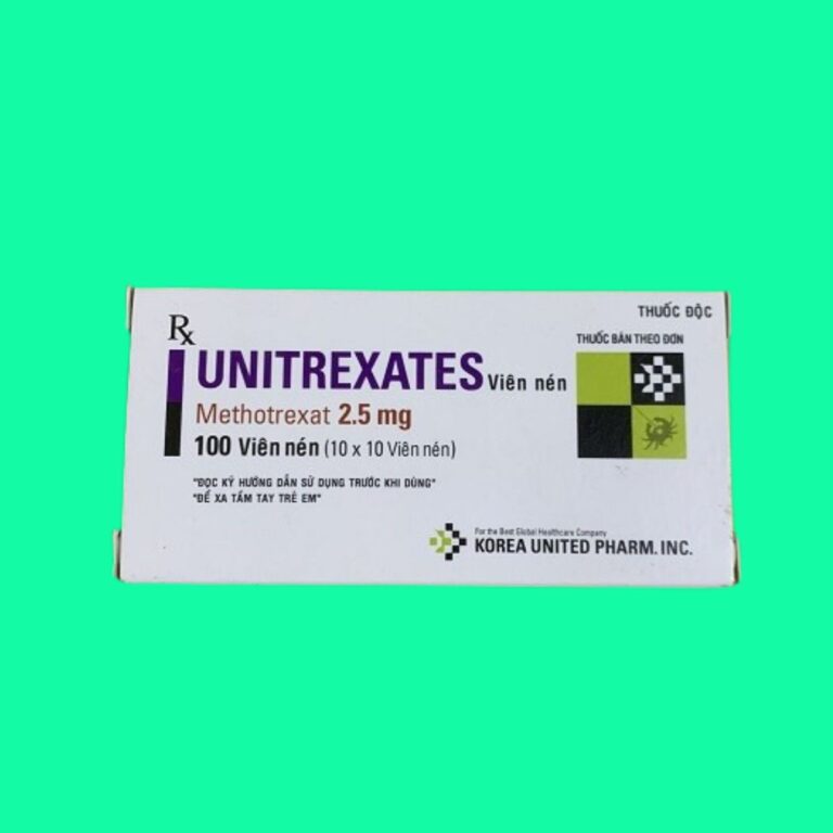 Thuốc Unitrexates viên nén là thuốc gì? giá bao nhiêu? mua ở đâu? có ...