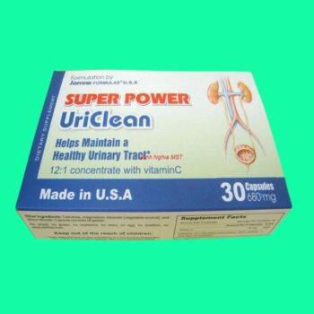 UriClean chống nhiễm khuẩn đường tiết niệu