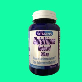 We Like Vitamins Glutathione Reduced 500mg