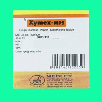 Xymex Mps điều trị đầy hơi, khó tiêu