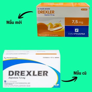 Drexler 7,5mg 7 Thông báo thay đổi mẫu nhãn thuốc Drexler 7,5mg