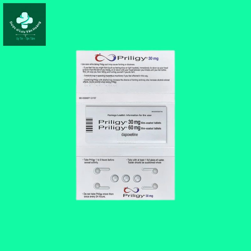 Thuốc Priligy 30mg (h/3v) là thuốc gì? giá bao nhiêu? mua ở đâu? — free download