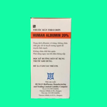 thuốc Human Albumin 20% Immuno