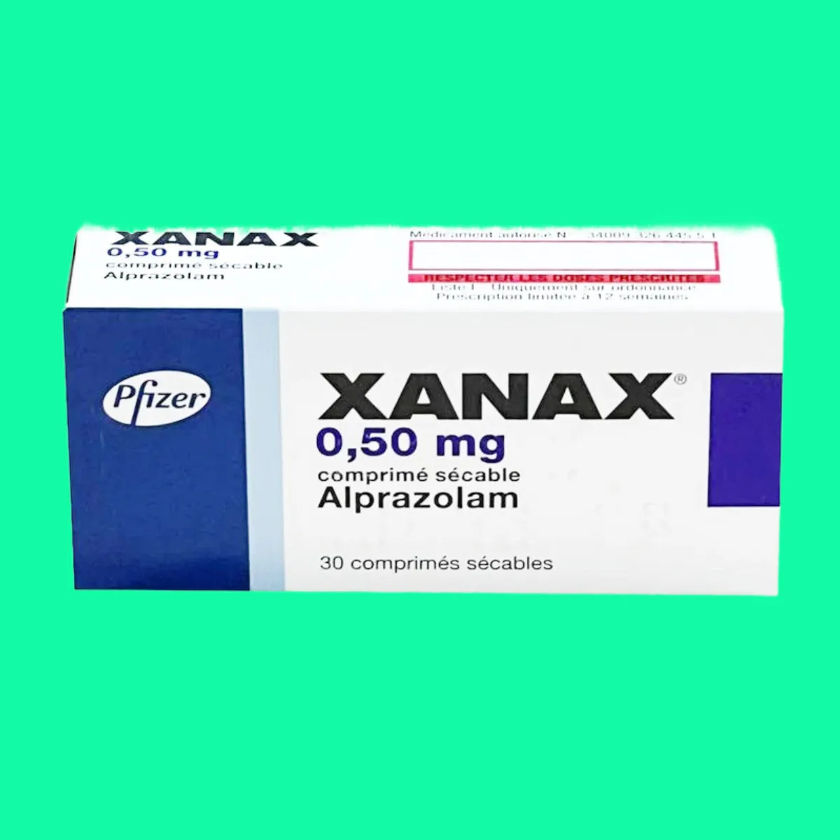 xanax 0.5 prix france