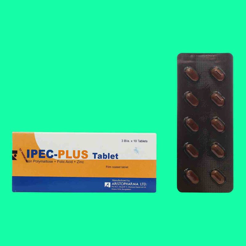 Thuốc Ipec-Plus tablets: Công dụng, liều dùng, lưu ý tác dụng phụ, giá bán