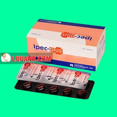 Thuốc Ipec-Plus tablets: Công dụng, liều dùng, lưu ý tác dụng phụ, giá bán