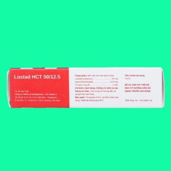 Lostad HCT 50/12.5mg điều trị tăng huyết áp