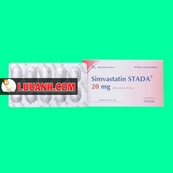 Thuốc Simvastatin STADA 20mg