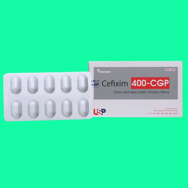 Cefixim 400-CGP là thuốc gì? Có tác dụng gì? Giá bao nhiêu?