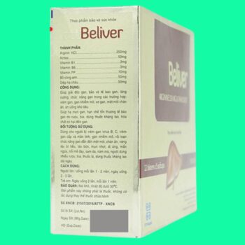 Thành phần của Beliver có tác dụng gì?