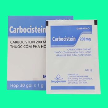 Thuốc Carbocistein có tác dụng gì?