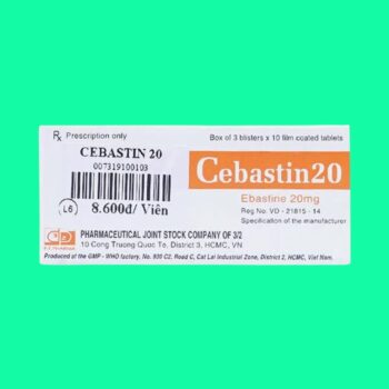 Thuốc Cebastin 20 có tác dụng gì?