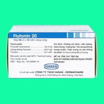 Thuốc Flutonin 20 có tác dụng gì?