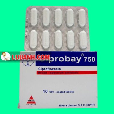 Thuốc Ciprobay chứa Ciprofloxacin