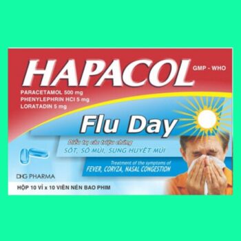 Thuốc Hapacol Flu Day có tác dụng gì?
