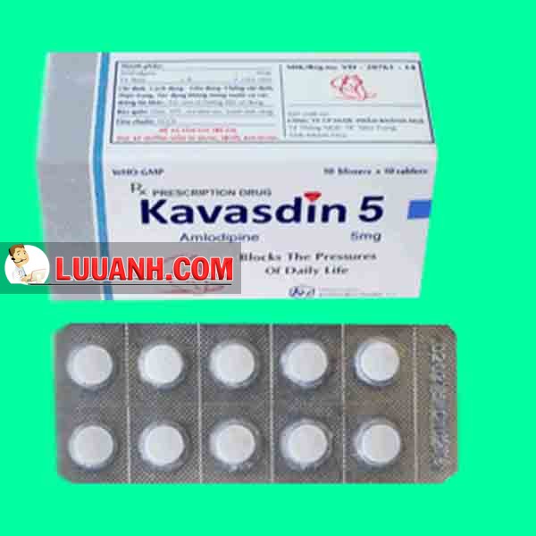 Thuốc Kavasdin có tác dụng như thế nào trong việc điều trị đau thắt ngực ổn định mạn tính?
