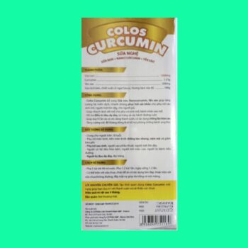 Sữa Colos Curcumin