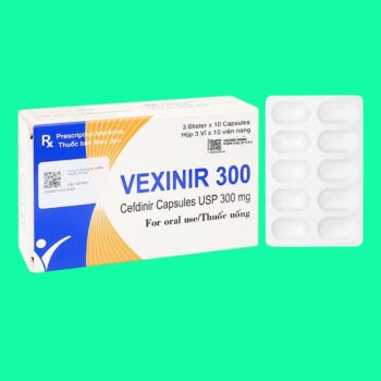 Vexinir 300 điều trị nhiễm trùng tai mũi họng