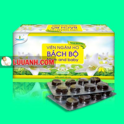 Viên ngậm ho Bách Bộ Mom and Baby có tác dụng gì? Review - Giá bán