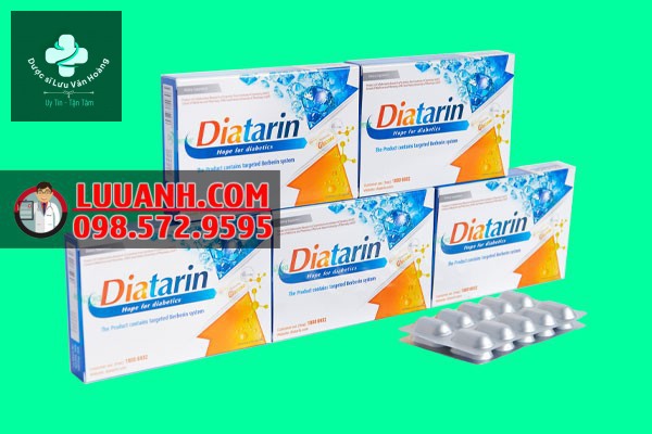 Viên uống Diatarin giúp hạ đường huyết hiệu quả