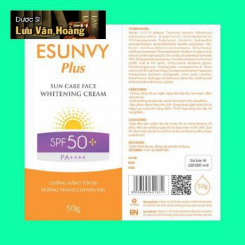 Esunvy Plus Sun Care Face Whitening Cream 3