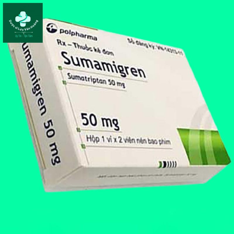 Thuốc Sumamigren 50mg : Công dụng, liều dùng, hướng dẫn sử dụng