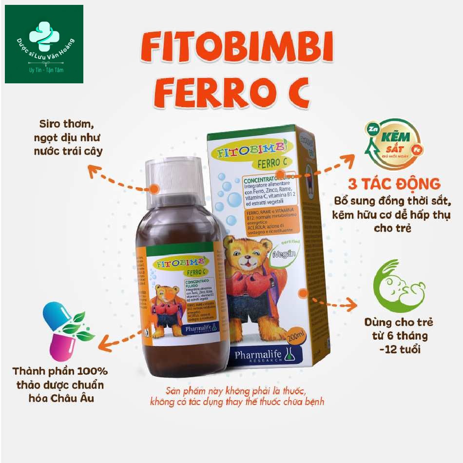 Sản phẩm cho trẻ nhỏ Fitobimbi Ferro C