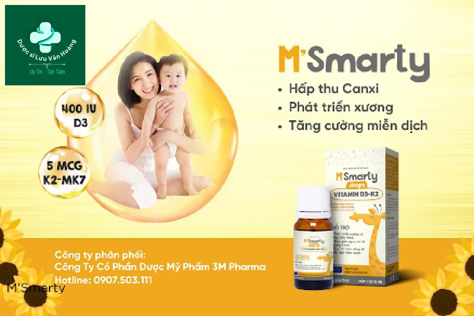 Giới thiệu về sản phẩm M’Smarty Vitamin D3K2