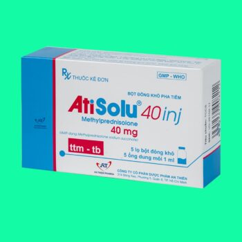 Atisolu 40 inj chống viêm và ức chế miễn dịch