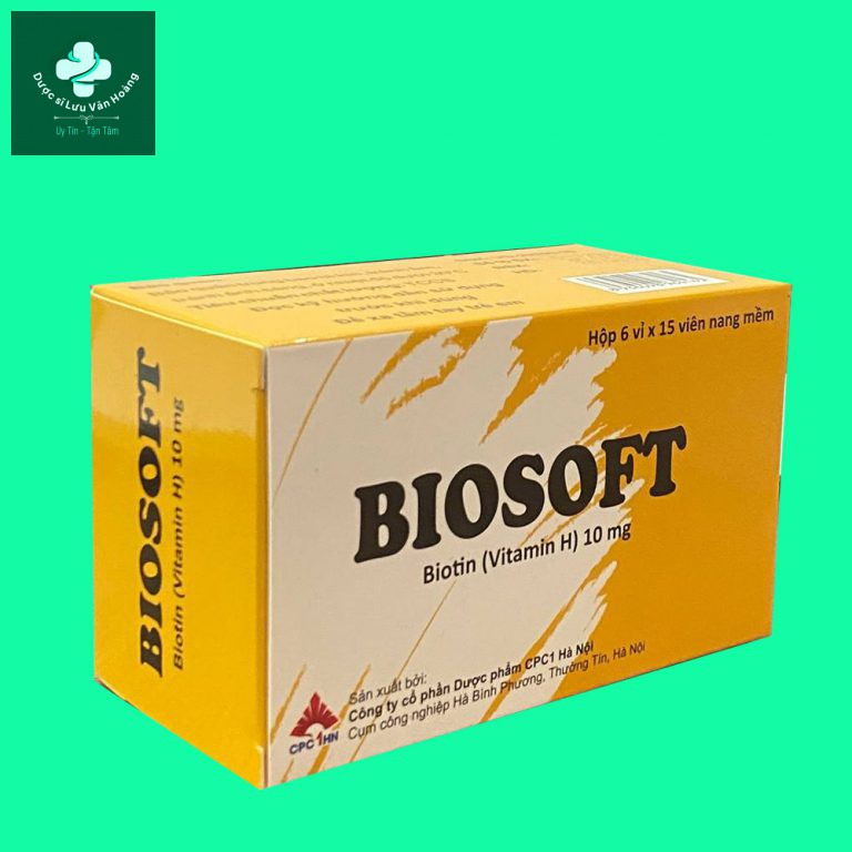 Thuốc Biosoft hỗ trợ thiếu hụt biotin - Dược sĩ Lưu Văn Hoàng