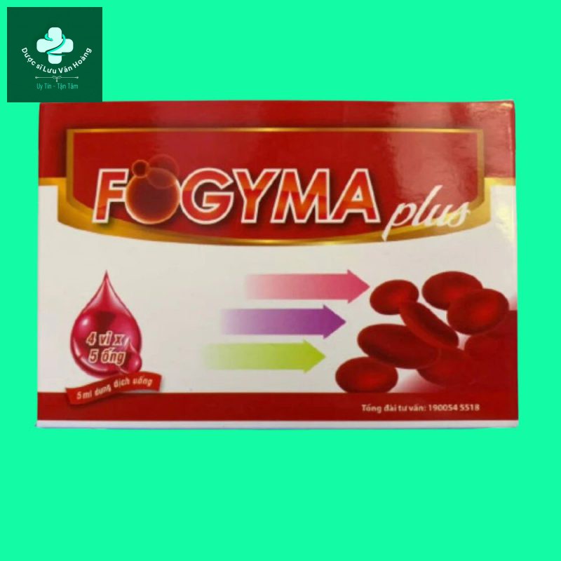 Thuốc Fogyma trị thiếu máu do thiếu sắt - Dược sĩ Lưu Văn Hoàng