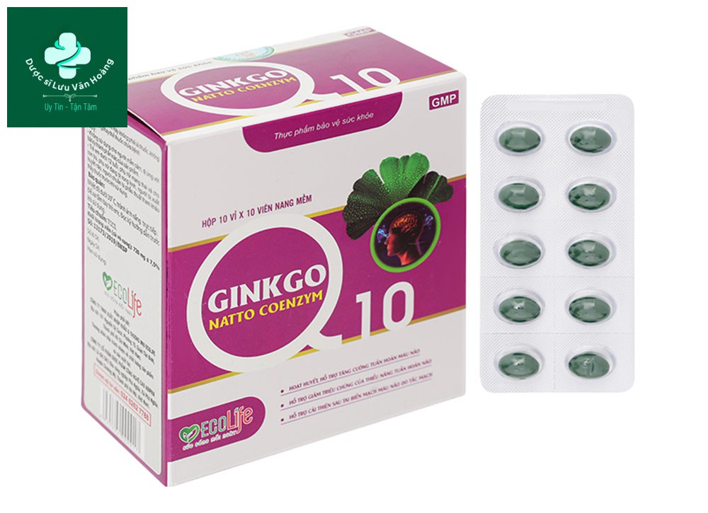Thuốc bổ não tăng cường trí nhớ Ginkgo Natto Coenzym Q10