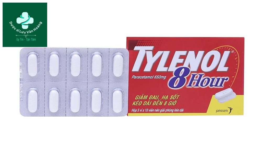 Thuốc giảm đau bụng kinh Hàn Quốc Tylenol 8 Hour