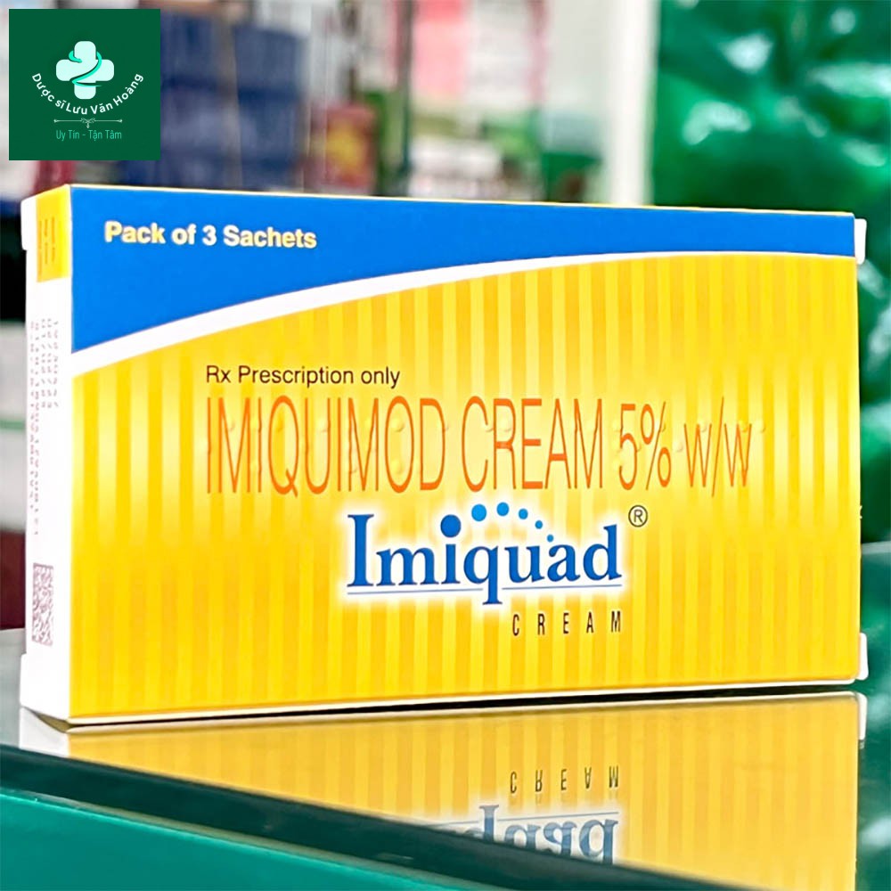Thuốc chấm mụn cóc Imiquad 5% giúp đánh bay mụn cóc hiệu quả