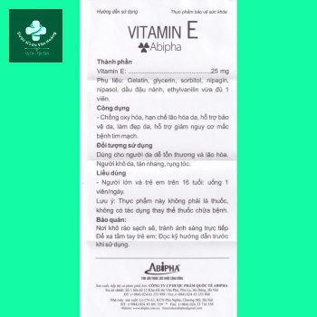 vitamin e abipha 12