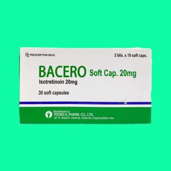 Thuốc Bacero soft cap 20mg