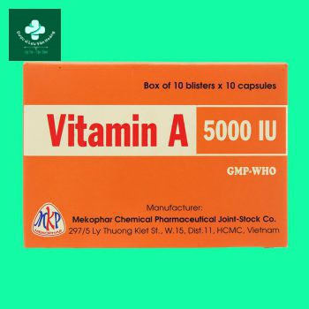 vitamin A 5000 IU Mekophar 2