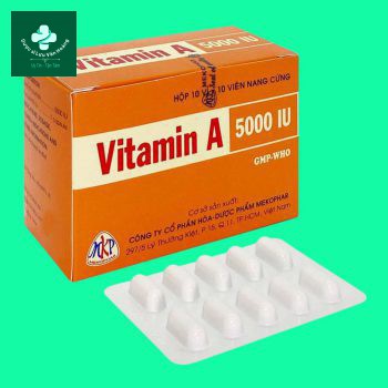 vitamin A 5000 IU Mekophar 4