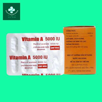vitamin A 5000 IU Mekophar 5