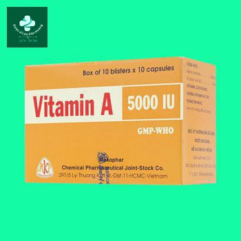 vitamin A 5000 IU Mekophar 6