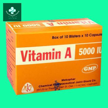 vitamin A 5000 IU Mekophar 7