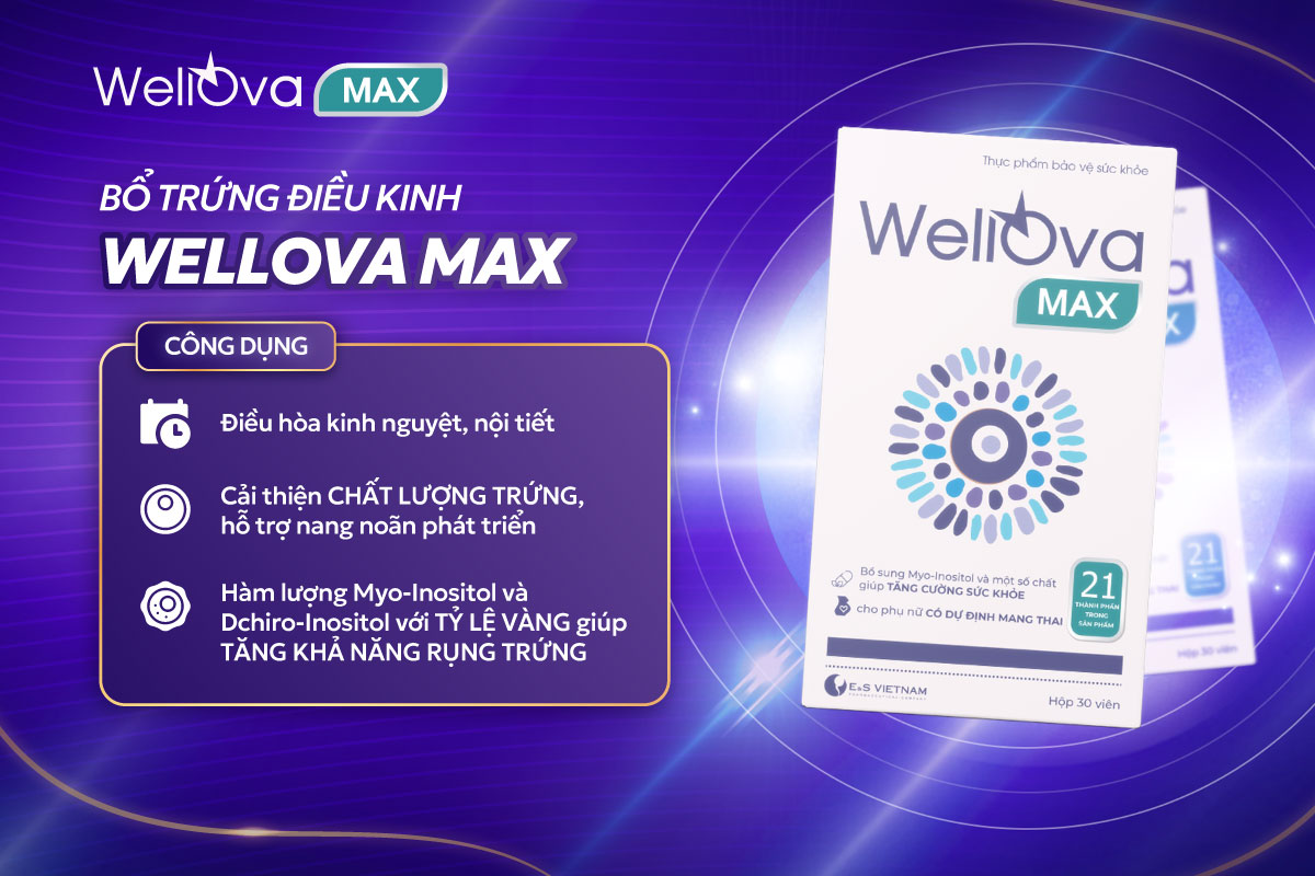 Thuốc bổ trứng Wellova Max