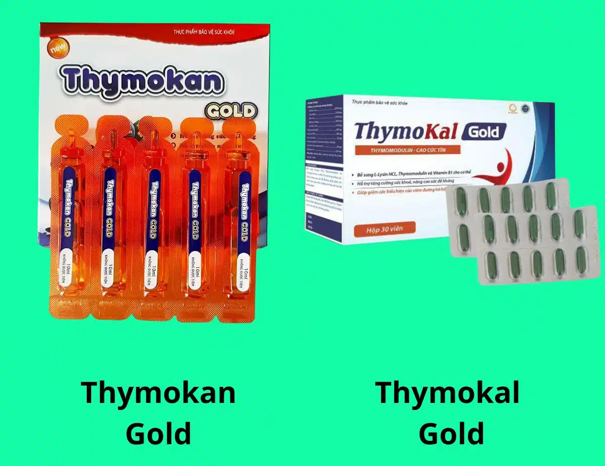 Thymokan gold và Thymokal gold