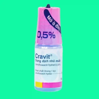 Thuốc nhỏ mắt Cravit 0.5%
