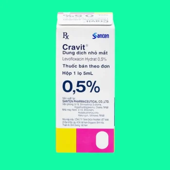 Thuốc nhỏ mắt Cravit 0.5%