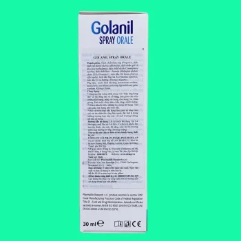 Xịt họng Golanil Spray Orale
